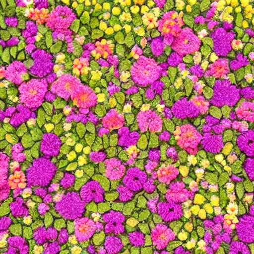 Image similar to carpet made of flowers simple design