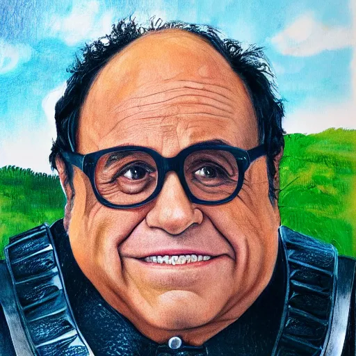 Image similar to portrait, Danny DeVito as a Spanish conquistador