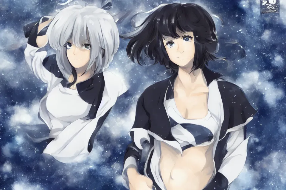 Image similar to A portrait of Fubuki from Kantai Collection