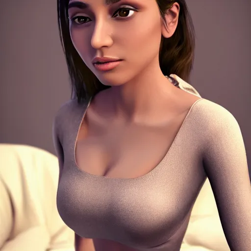 Prompt: photo of nabila, unreal engine, 8 k, love, sensation, feeling, skin attractive