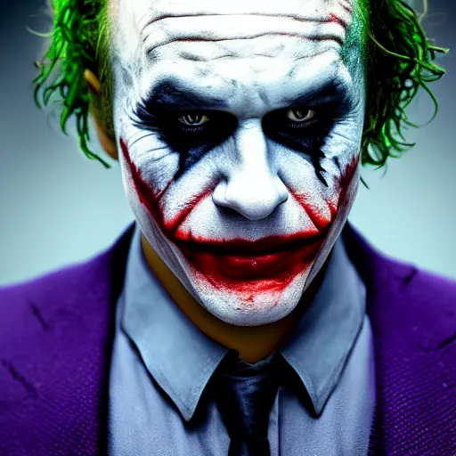 Prompt: heath ledger joker