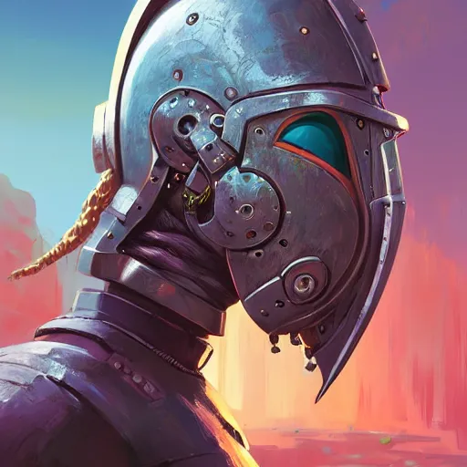 Image similar to cyberpunk viking helmet mask warrior goddess robot ninja fantasy, art gta 5 cover, official fanart behance hd artstation by jesper ejsing, by rhads, makoto shinkai and lois van baarle, ilya kuvshinov, ossdraws