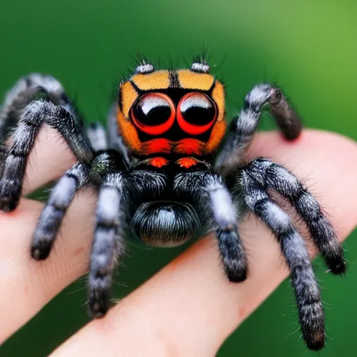 Prompt: cute and cuddly spider