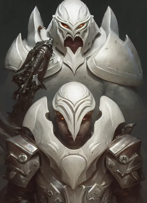 Image similar to subsurface scattering, white, paladin with ivory armor with faces on it, by jesper ejsing, justin gerard, tomasz alen kopera, cgsociety and fenghua zhong, highly detailed, rim light, cinematic lighting, illustration, art, octane render, very coherent, cinematic, hyper realism, high detail, octane render, 8 k