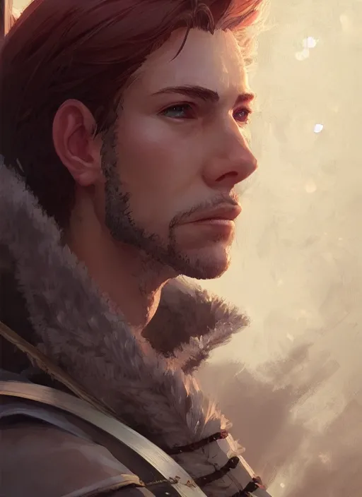 Prompt: a portrait of a male archer, intricate, tone mapped, ambient lighting, medieval, highly detailed, digital painting, artstation, concept art, 4 k, stunning beautiful, sharp focus, by makoto shinkai and akihiko yoshida and hidari and wlop