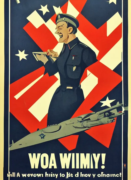 Image similar to wwii propaganda poster