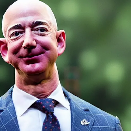 Prompt: a still image of jeff bezos from WW2