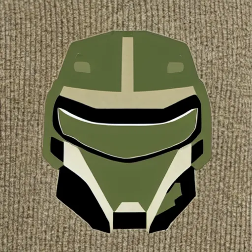 Prompt: master chief face