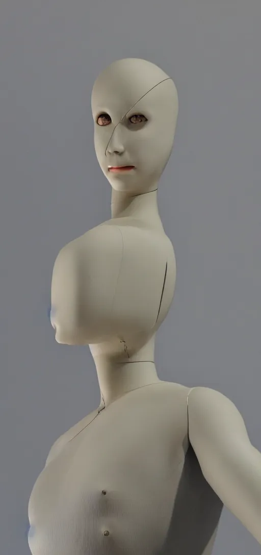 Image similar to horrifying image of a mannequin