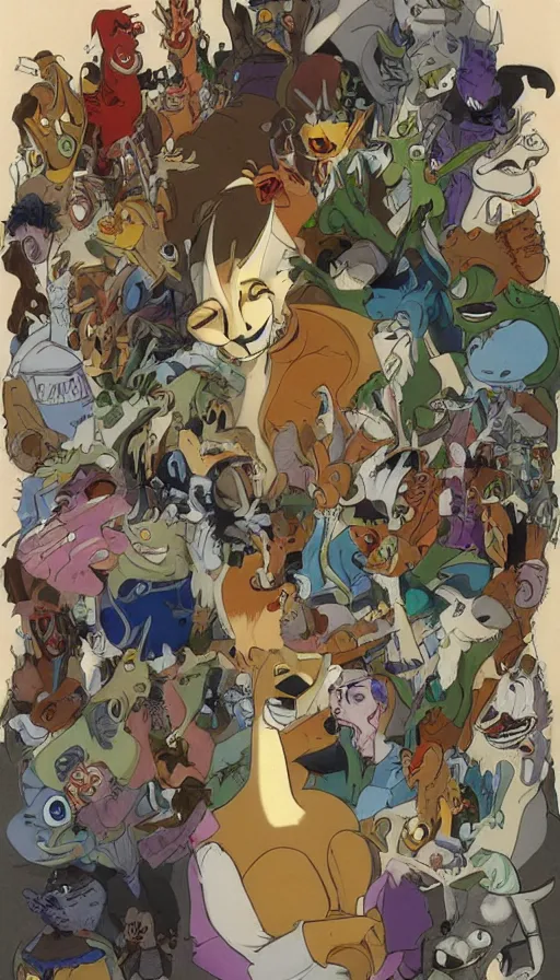 Image similar to The end of an organism, by don bluth