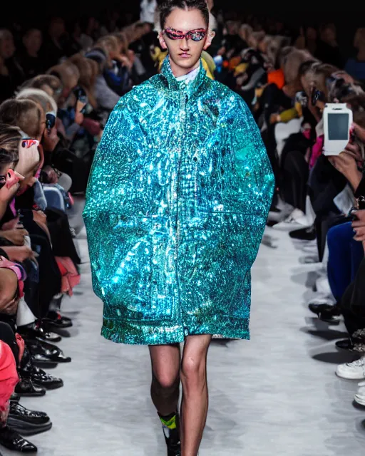 hyperrealistic and heavy detailed balenciaga runway | Stable Diffusion ...