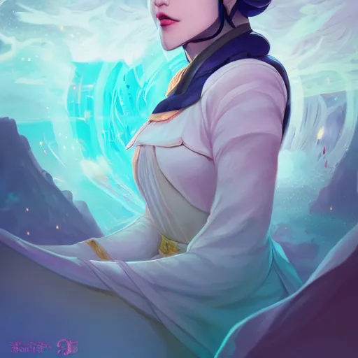 Image similar to a portrait of empress of china, art by lois van baarle and loish and ross tran and rossdraws and sam yang and samdoesarts and artgerm and saruei and disney and wlop, digital art, highly detailed, intricate, sharp focus, trending on artstation hq, deviantart, unreal engine 5, 4 k uhd image