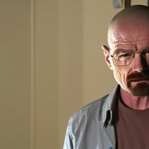 Prompt: Screenshot of Walter White, from The Breaking Bad (2008 TV Show)