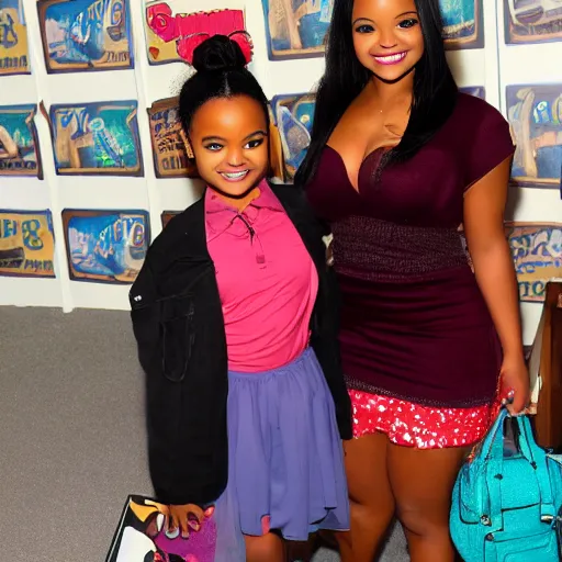 Prompt: kyla pratt meets penny proud