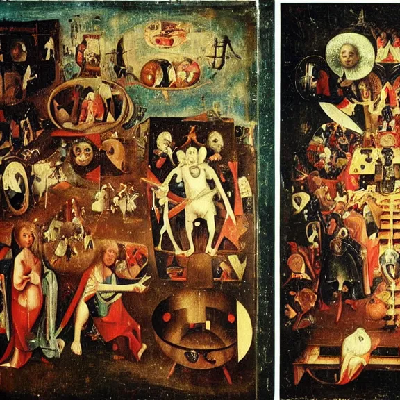 Image similar to a time refurbished by the years, empire without borders, a throne made of musical notes, i use the keys to shuttle the immortality that 1 9 2 0 missed jay chou, the birth of time 8 k volumetric light style hieronymus bosch