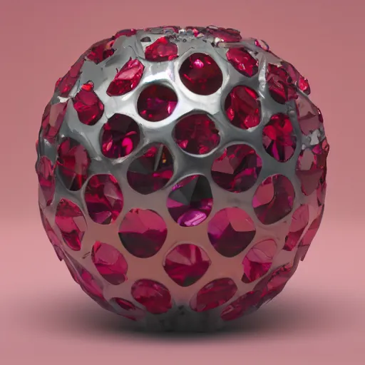 Image similar to An apple made of ruby crystal, stunning 8k octane render, gigapixel, cinema4D.