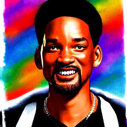 Image similar to will smith portrait, by ken sugimori