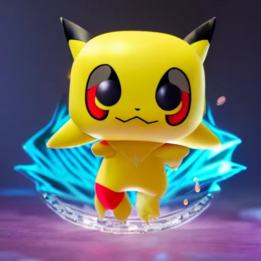 Image similar to pokemon shiny karrablast as a funko pop doll, cinematic shot, dramatic lighting, ultra detailed