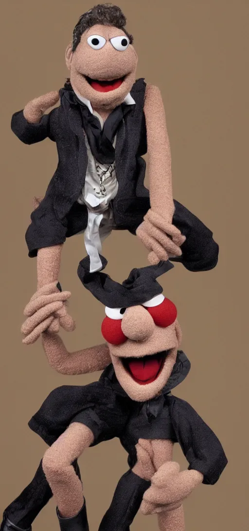 Prompt: Tim Curry as a Muppet