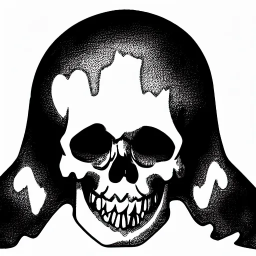 Image similar to bored skull. no background, png