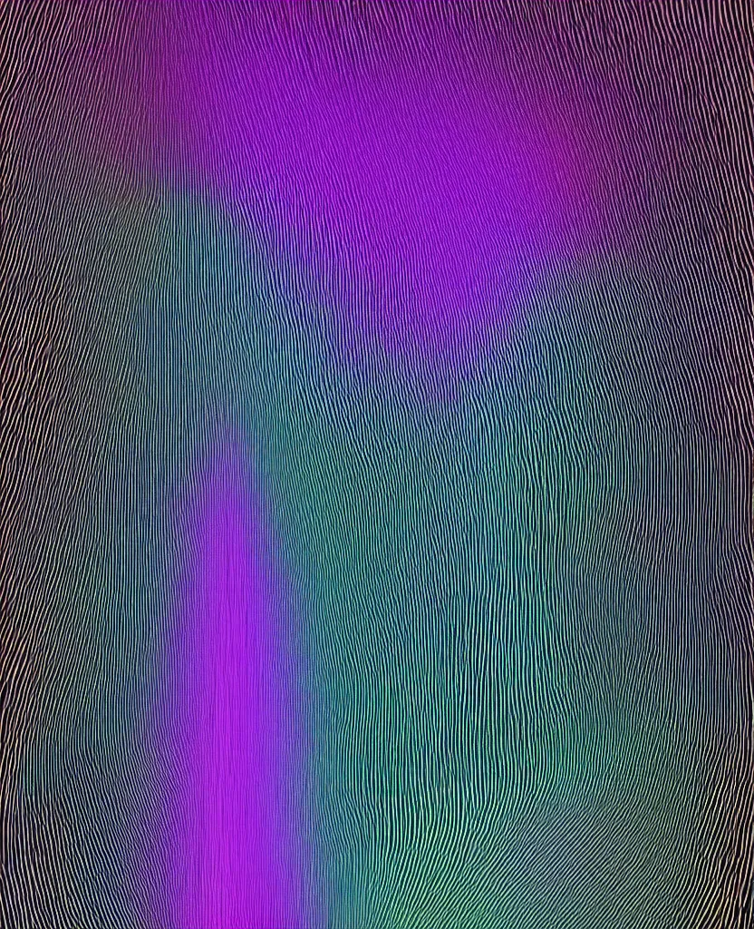 Image similar to the shape silhouette of a fluffy cat, stacked plot of radio emissions from a pulsar, abstracted light refractions and stripy interference, making up a cat isolated on black, highly detailed high resolution, silk screen t-shirt design in the style of FELIPE PANTONE 4K