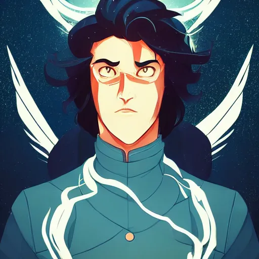 Image similar to kaladin stormblessed. clean cel shaded vector art. shutterstock. behance hd by lois van baarle, artgerm, helen huang, by makoto shinkai and ilya kuvshinov, rossdraws, illustration, art by ilya kuvshinov