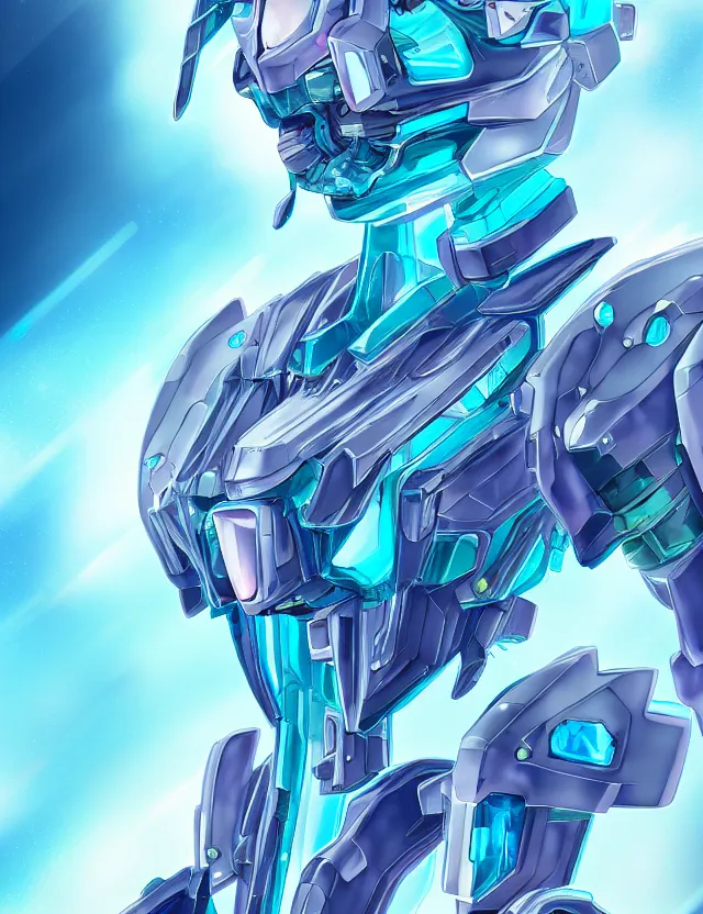 Prompt: a detailed manga portrait of an aquamarine and topaz crystalline mech with ruby crystal armour plating, trending on artstation, digital art, 4 k resolution, detailed, high quality, sharp focus, hq artwork, coherent, insane detail, character portrait