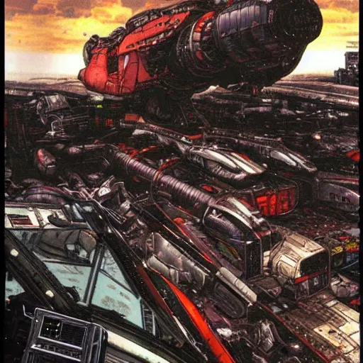 Prompt: akira in the cockpit of a giant fighting robot in neotokyo by katsuhiro otomo and masamune shirow, hyper - detailed, 4 k