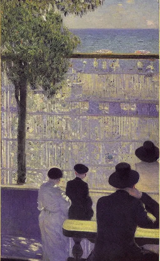 Image similar to dream world by gustave caillebotte