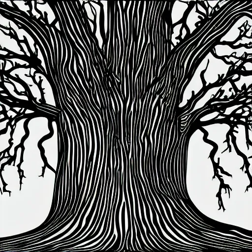 Image similar to tree vector art