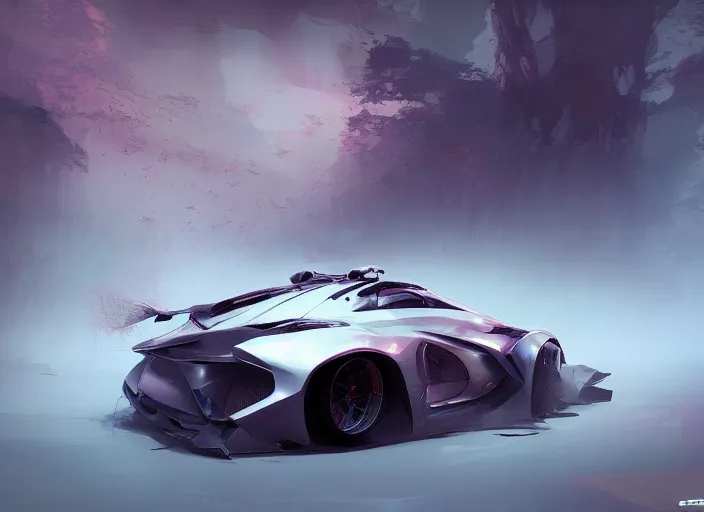 Image similar to a beautiful concept design of a supercar converted into offroad sport. car design by cory loftis, fenghua zhong, ryohei hase, ismail inceoglu and ruan jia. volumetric light.