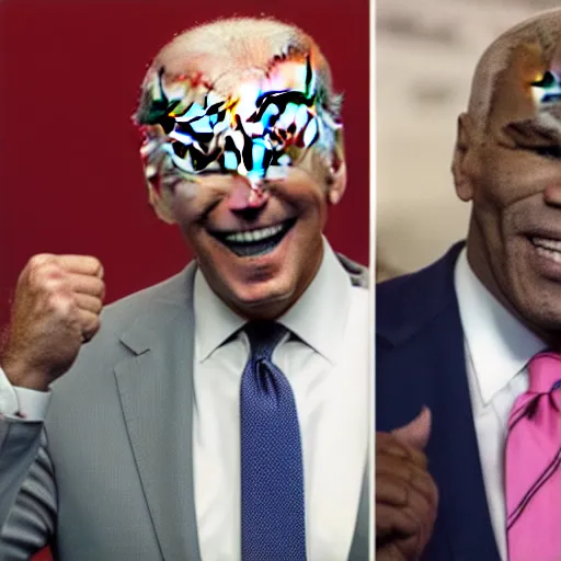 Prompt: Joe Biden vs Mike Tyson