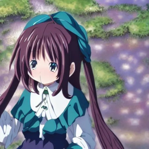 Image similar to catholic anime girl