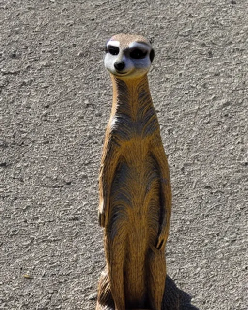 Image similar to a statue of a meerkat