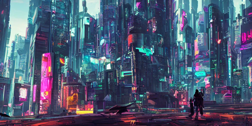 Image similar to Cyberpunk