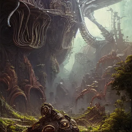 Prompt: alien art web sharp focus hyper realism intricate details matte painting fantasy by andreas franke, greg rutkowski, james christensen, john stephens, rhads, peter mohrbacher, tristan eaton, android jones