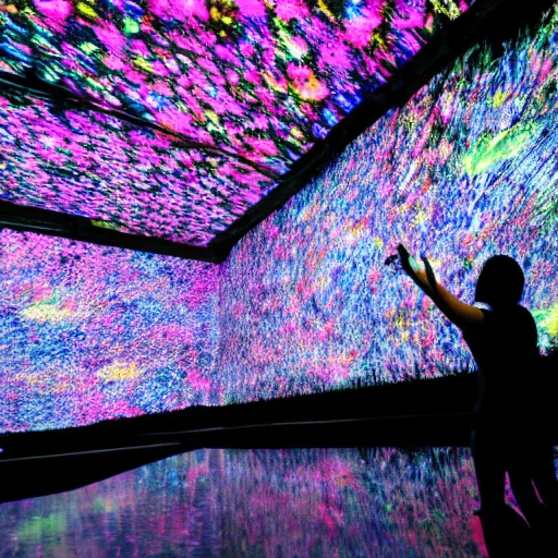 Prompt: immersive art projection,teamlab style