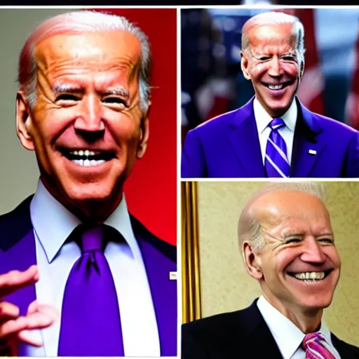 Image similar to president joe waluigi biden, photo, photograph, portrait