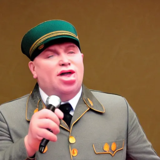 Image similar to mikhail gorsheniov is singing