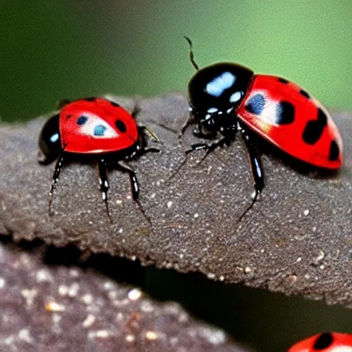 Prompt: ladybugs in lord of the rings trilogy ( film )