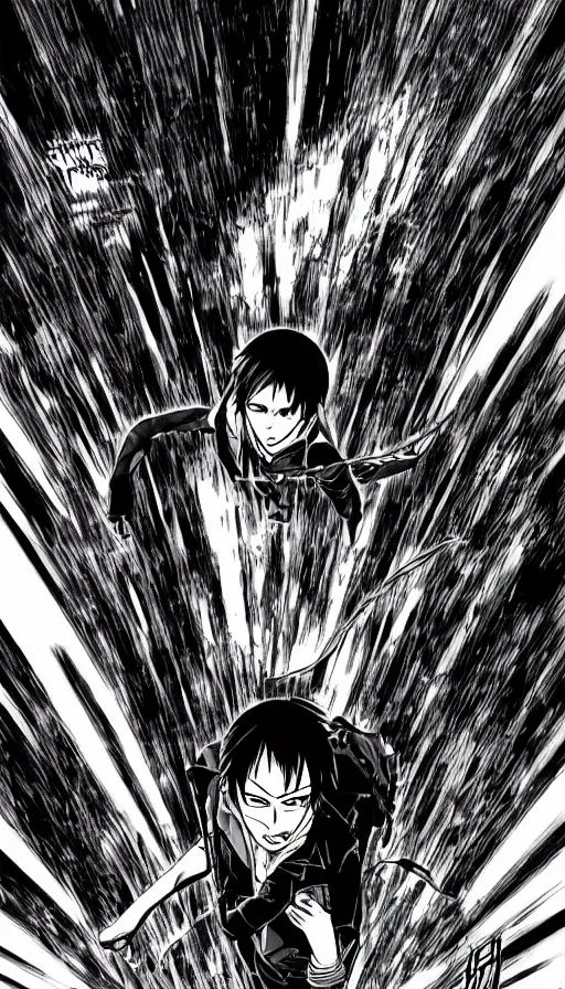 Prompt: the end of the world, by hajime isayama