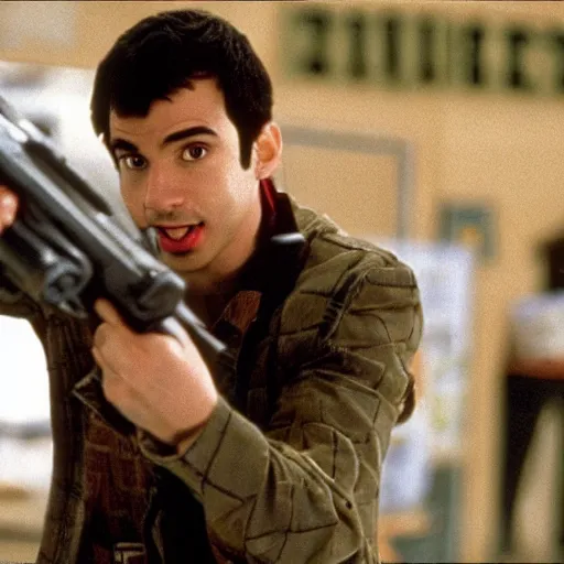 Image similar to “a still of Nathan Fielder in Teenage Mutant Ninja Turtles (1990)”