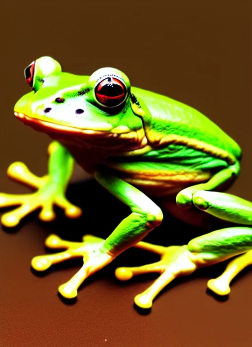 Image similar to muscular frog, strong frog, tall frog, beefy frog, handsome frog