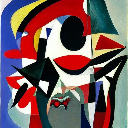 Prompt: by ernst wilhelm nay bleak. a beautiful experimental art of a giant head. the head is bald & has a big nose. the eyes are wide open & have a crazy look. the mouth is open & has sharp teeth. the neck is long & thin.