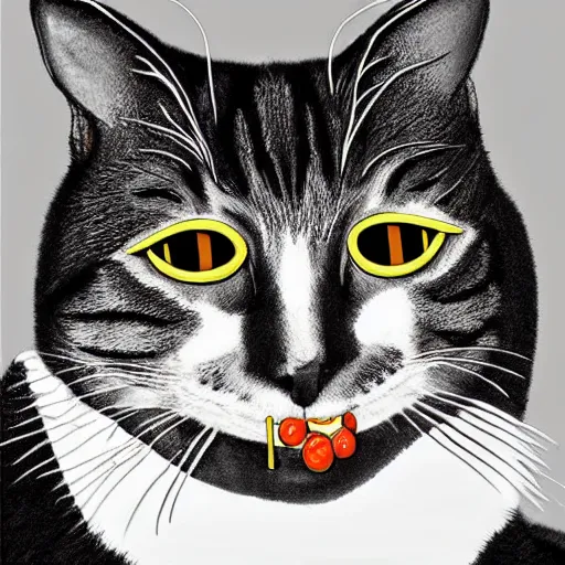 Prompt: portrait of a cat wearing grillz #photorealistic #highly detailed #swag #trap