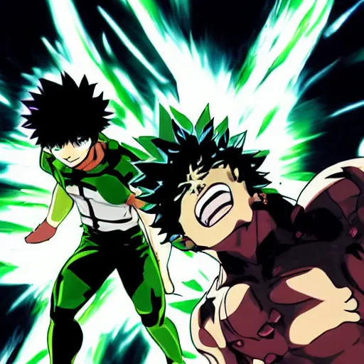 Prompt: Izuku Midoriya dies in a nuclear explosion, Yoji Shinkawa