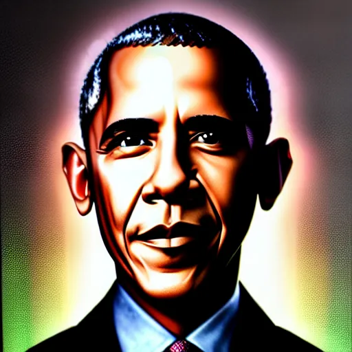 Image similar to Barack Obama portrait in Disco Elysium, Disco Elysium style, Barack Obama serious HD