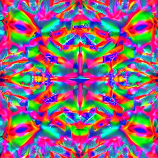 Image similar to psychedelic kaleidoscopic vapowave