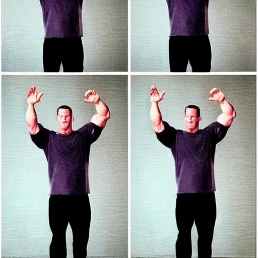 Image similar to john cena doing the douggie dance, teach me how to douggie