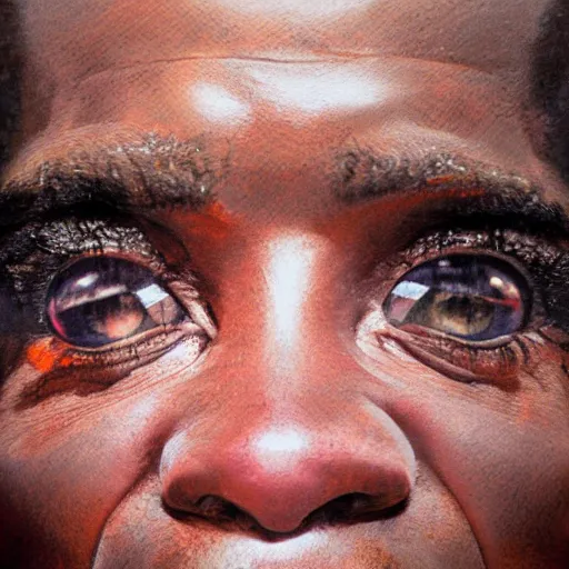 Prompt: christopher muffett portrait closeup detailed maximalist hyperrealism photo - realistic photography volumetric lighting